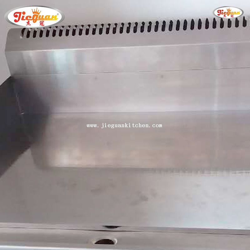 Fry top professionale a gas da 8 mm