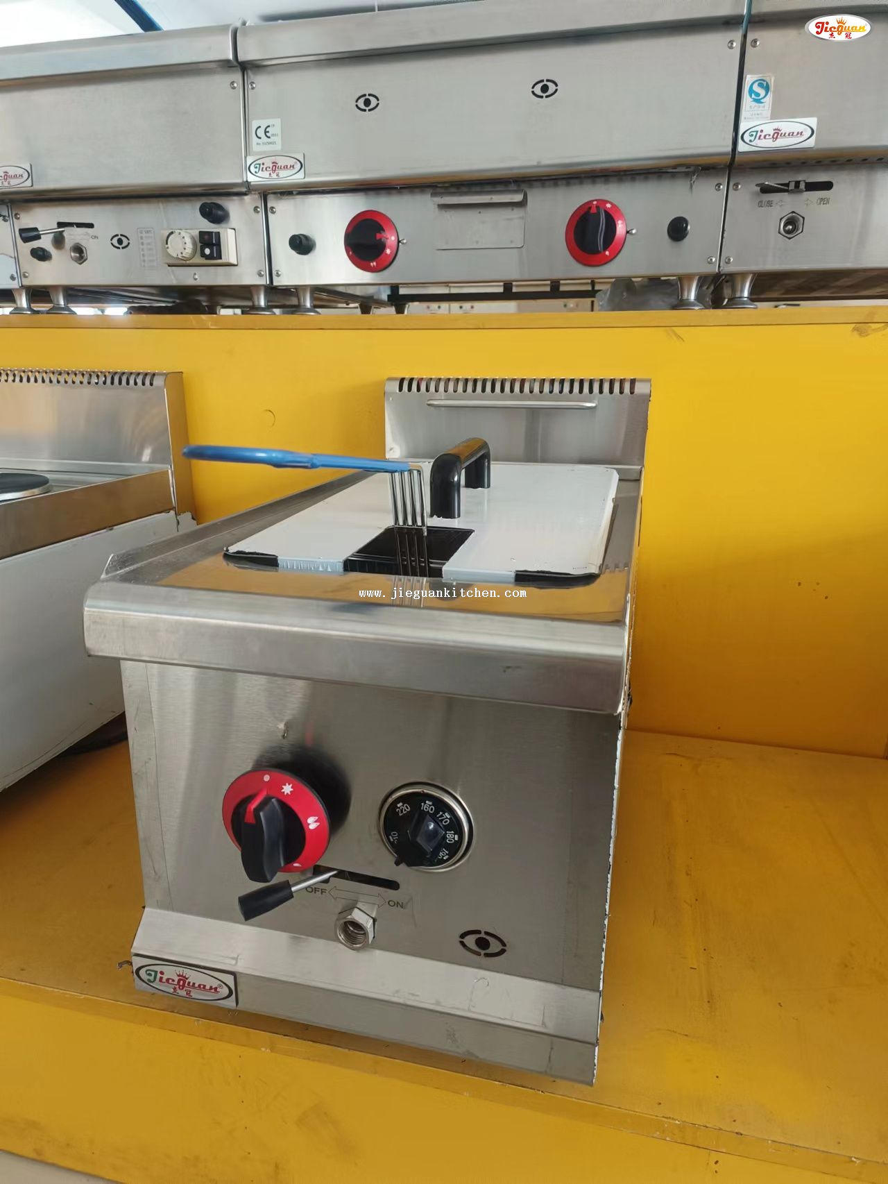 friggitrice a gas monovasca da 14 lt