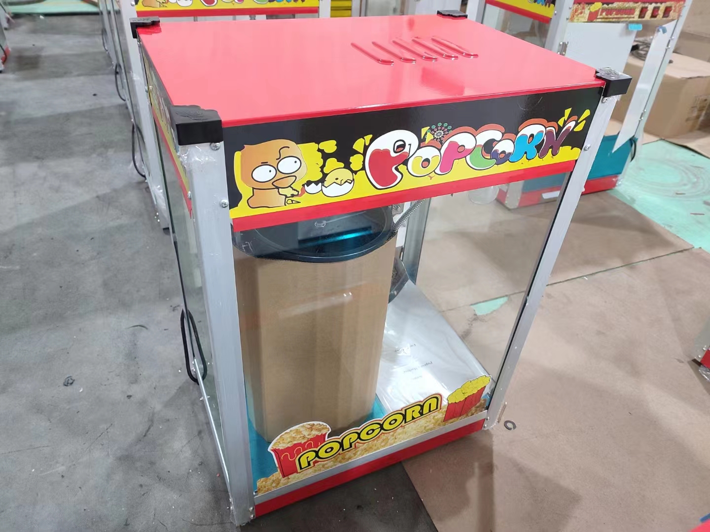 Macchina per popcorn automatica elettrica a prezzo all'ingrosso in Cina