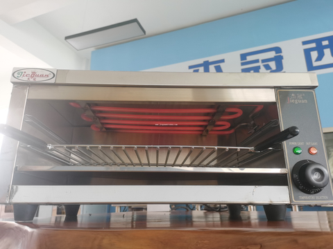 salamandra elettrica in acciaio inox per barbecue grill