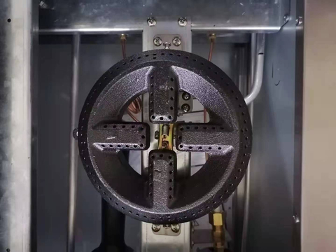 Piano cottura a gas in stile americano con 2 fuochi