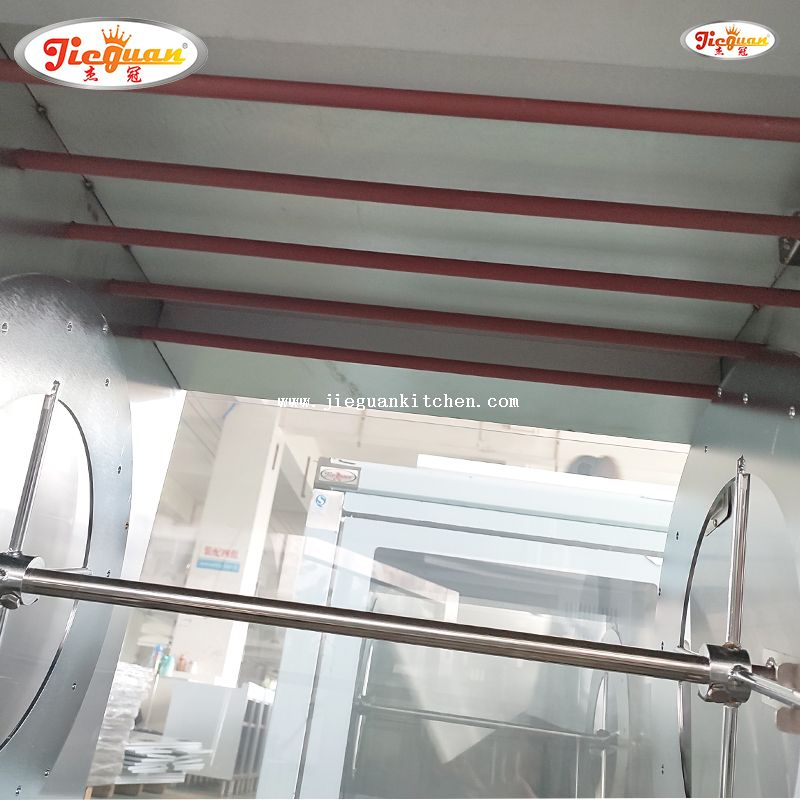 Girarrosto elettrico per 36 pezzi di pollo