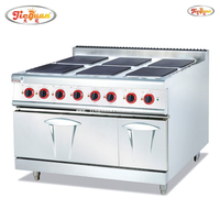 Piano cottura elettrico con 6 piastre e forno