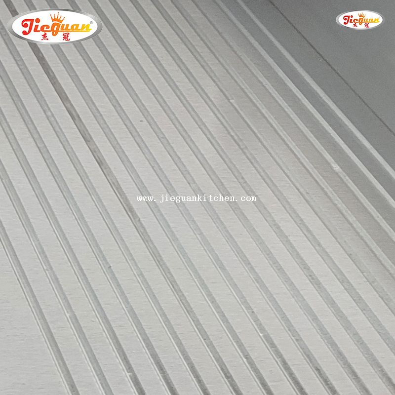 Piastra a gas GPL da 730 mm con 2/3 piatta e 1/3 scanalata