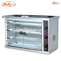 Girarrosto per pollo a 3 spiedi per 15 pezzi di pollo