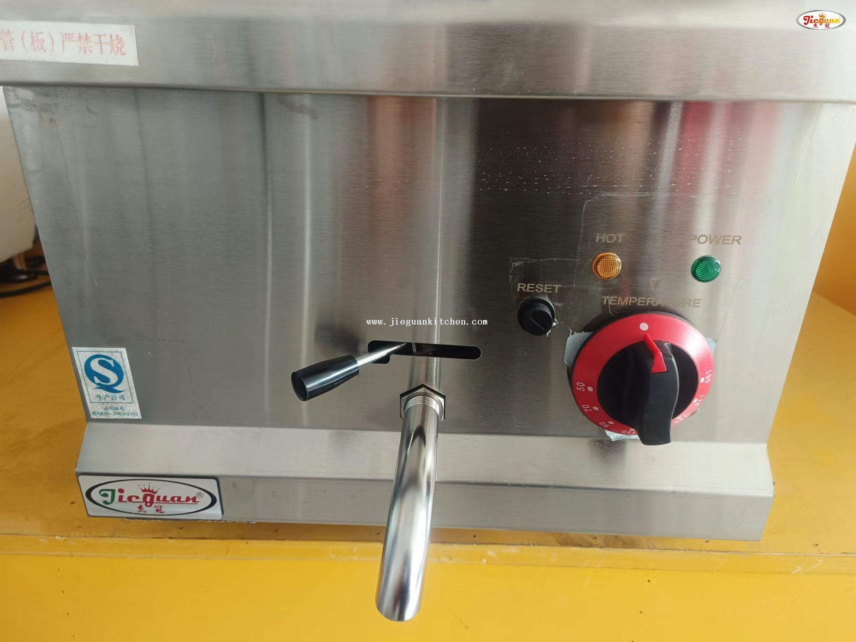 Friggitrice elettrica DF-635 a serbatoio singolo da 14 litri