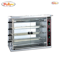 Griglia per pollo a gas a 4 aste per 20 pezzi di pollo intero