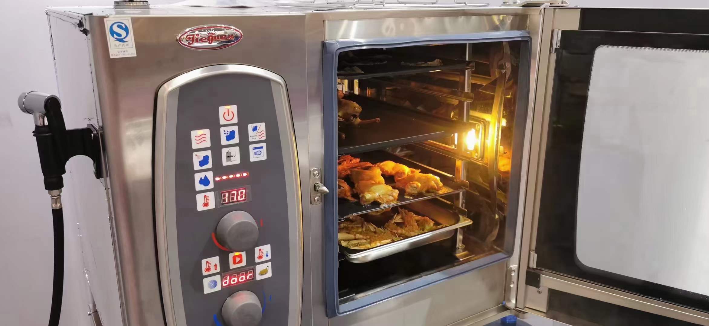 Forno combinato a vapore con 6/10/20 strati