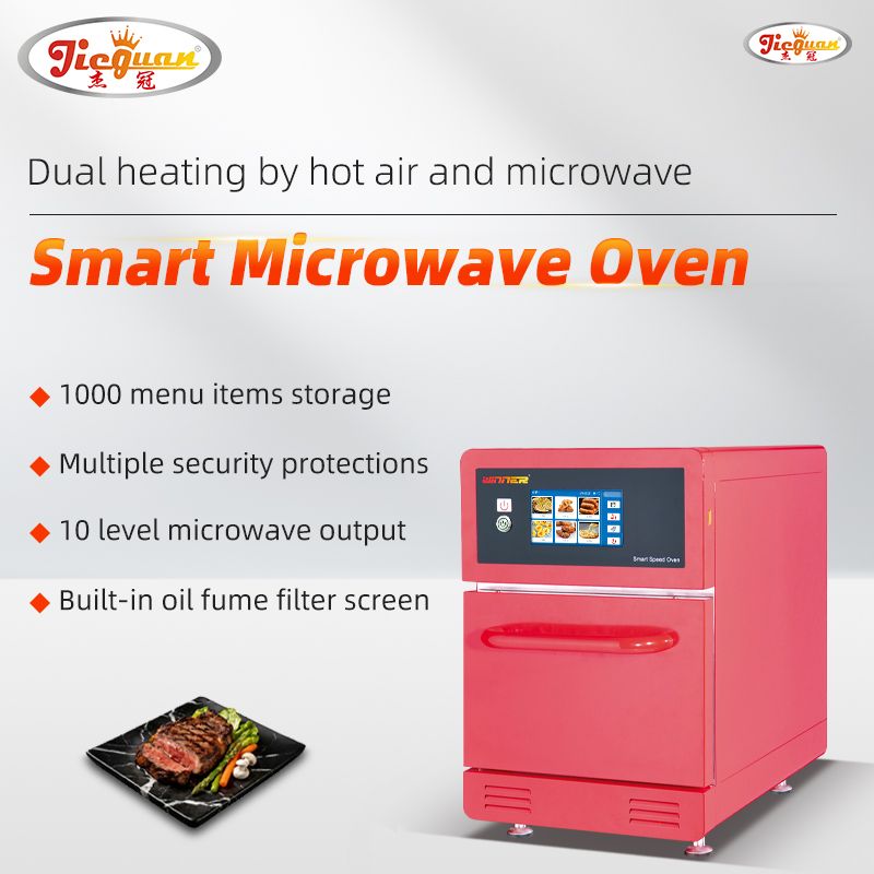 Produttore Made in China Cucina commerciale da 20 litri 100 menu preimpostati Forno rapido con microonde