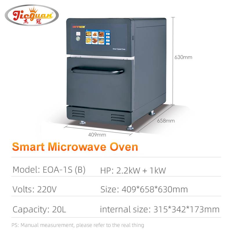 Forno a microonde intelligente e veloce