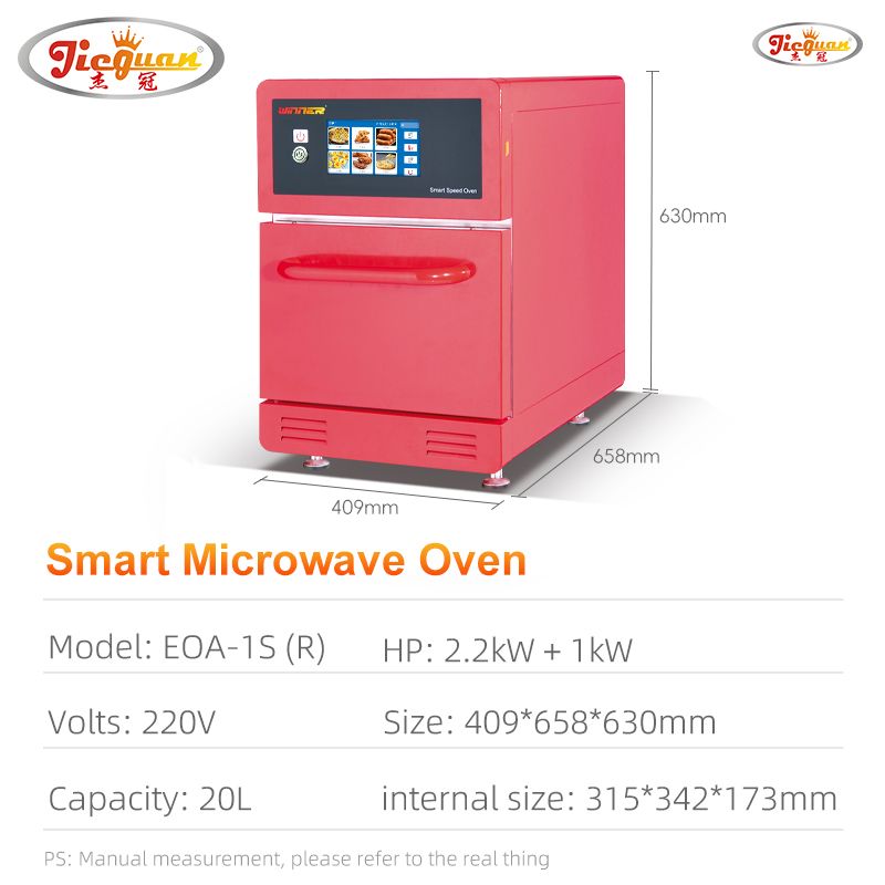 Produttore Made in China Cucina commerciale da 20 litri 100 menu preimpostati Forno rapido con microonde