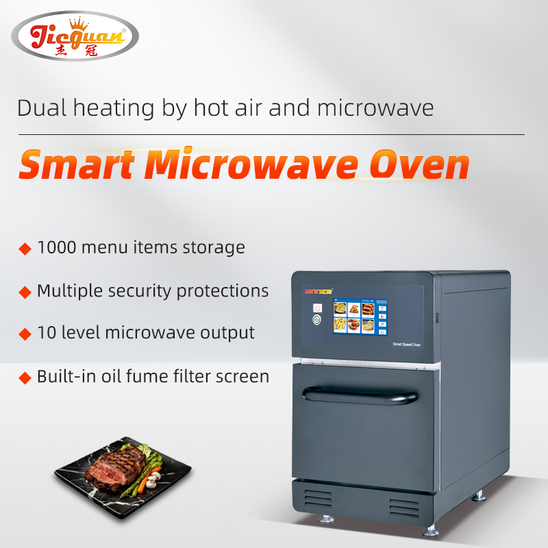Forno a microonde intelligente e veloce